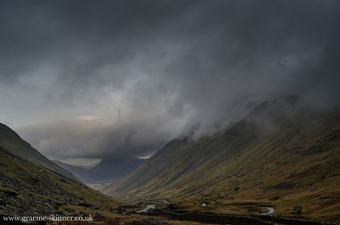 Down the pass